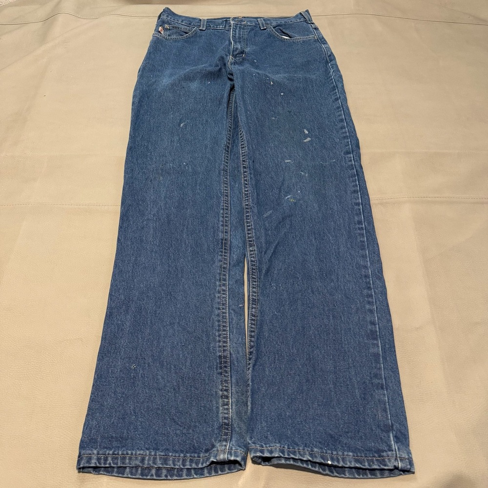 Carhartt Menโ Flame Fire Resistant FR Relax Fit Jean Blue Denim 31x32 CAT 2-7087